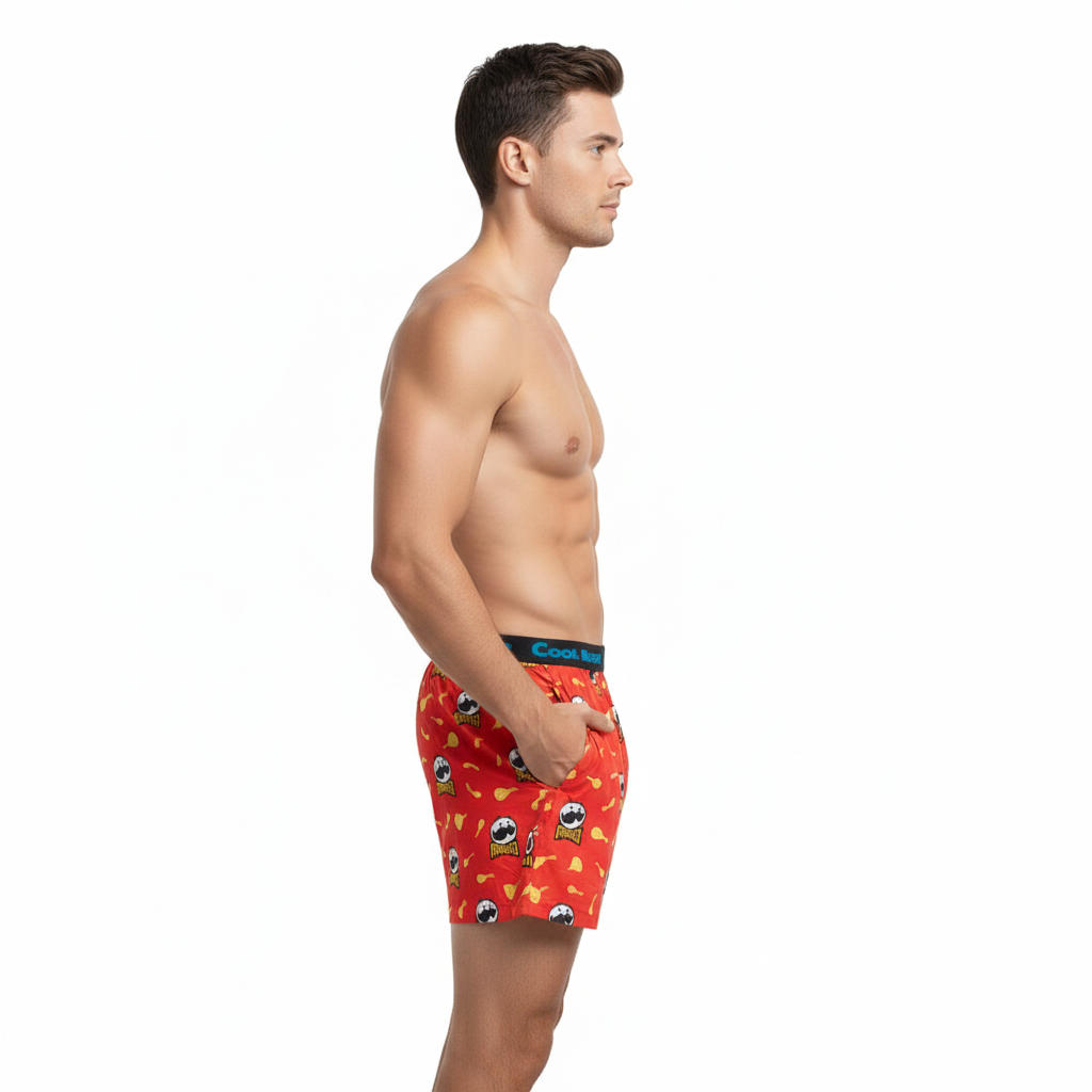 Men "PRINGLES CHIPS" Cartoon Boxer