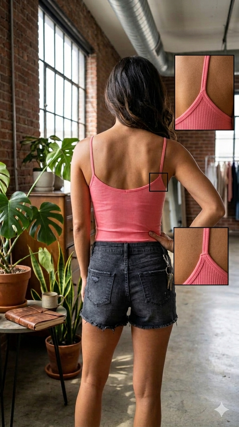 Pink Camisole Style Body Shaper
