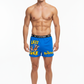 Men Blue "THE FLINTSTONES" Cartoon Boxer