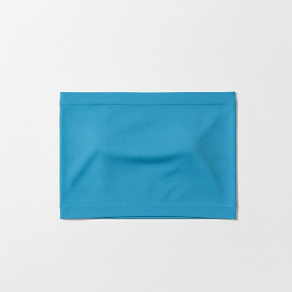 Women Non-Padded Cotton Spandex Tube Top - Blue