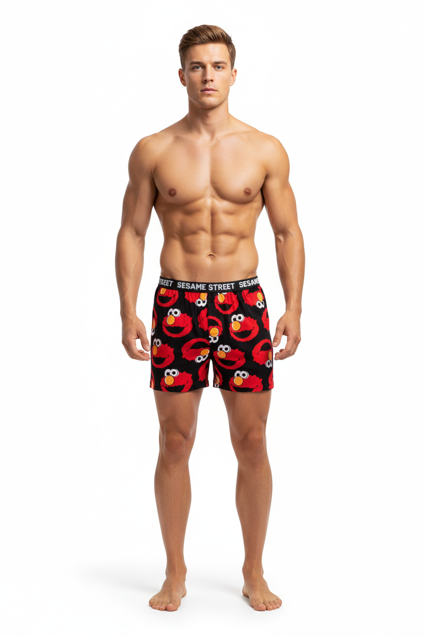 Men 'SESAME STREET' Cartoon Boxer