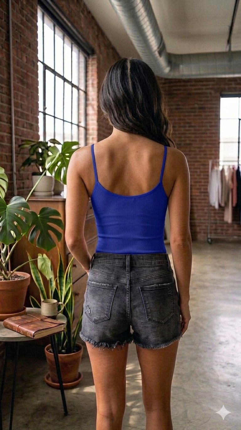 Royal Blue Camisole Style Body Shaper