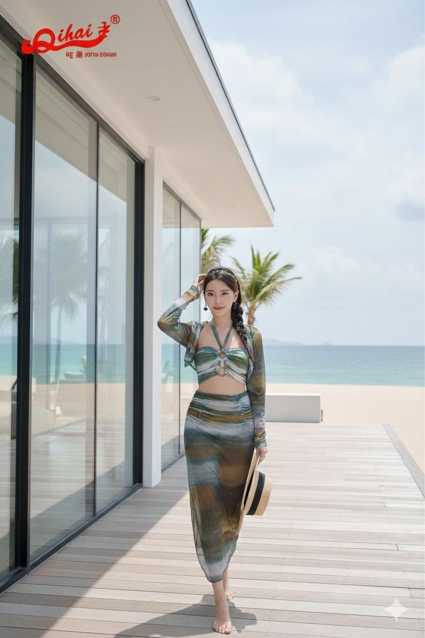 Ocean Muse Halter Bikini Set