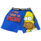Men "SIMPSON-THE ONLY TIME I AM RIGHT" Cartoon Boxer