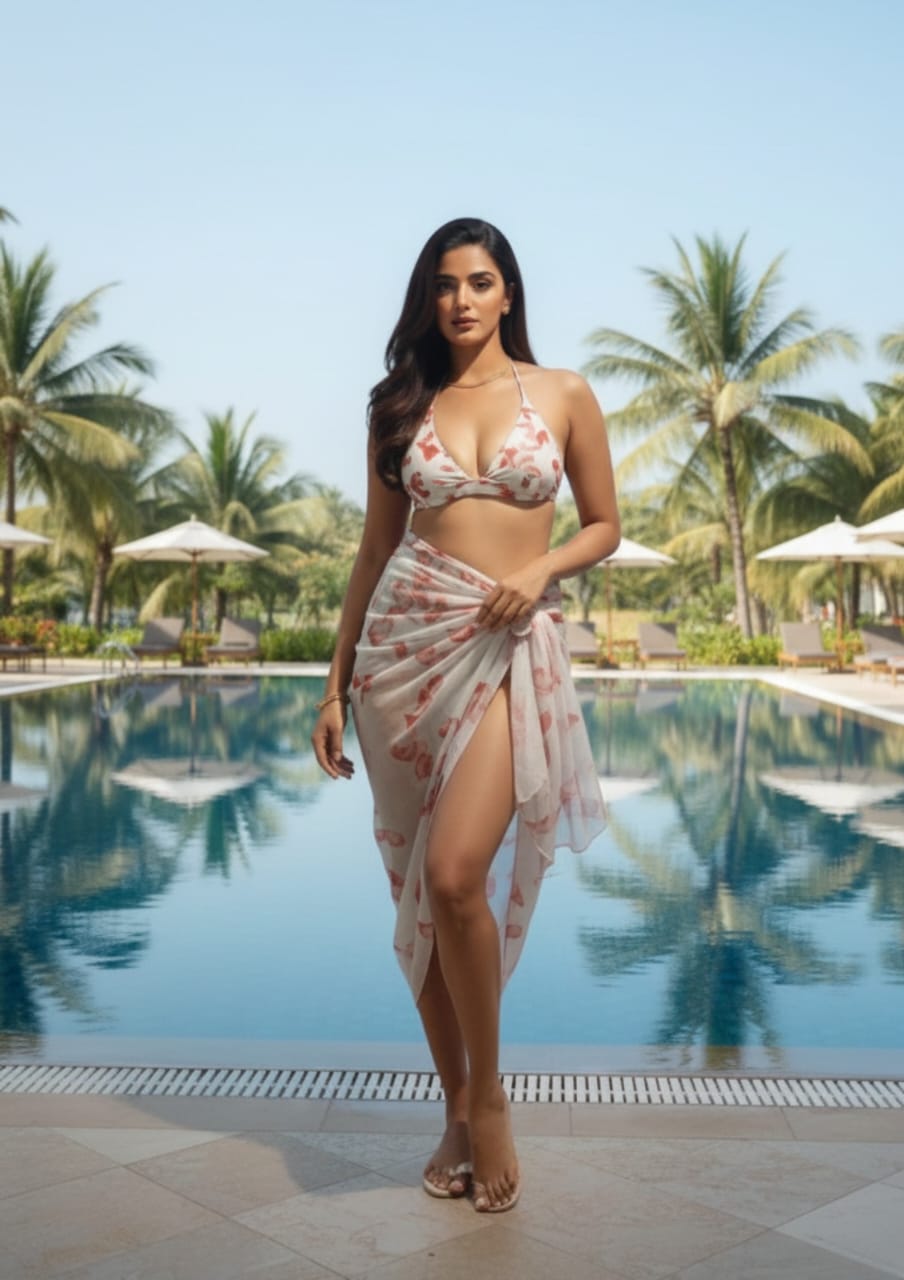 Printed Lightweight Chiffon Sarong