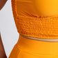 Modest Bright Orange 2 Piece Swim Suit