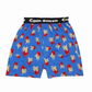 Men Blue 'SUPERMAN PRINT' Cartoon Boxer