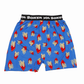 Men Blue 'SUPERMAN PRINT' Cartoon Boxer