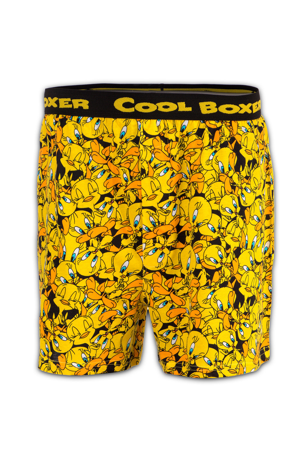 Men Yellow 'CHICKEN' Cartoon Boxer