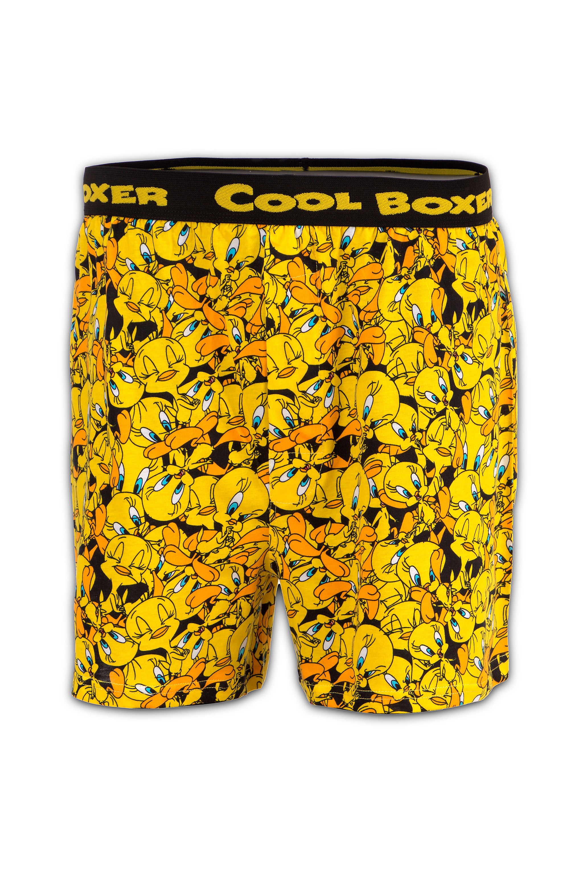 Men Yellow 'CHICKEN' Cartoon Boxer