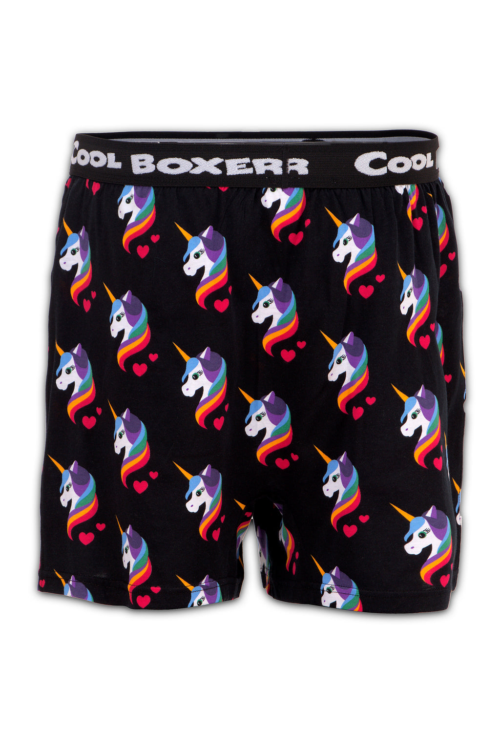 Men Black 'HORSE FACE' Cartoon Boxer