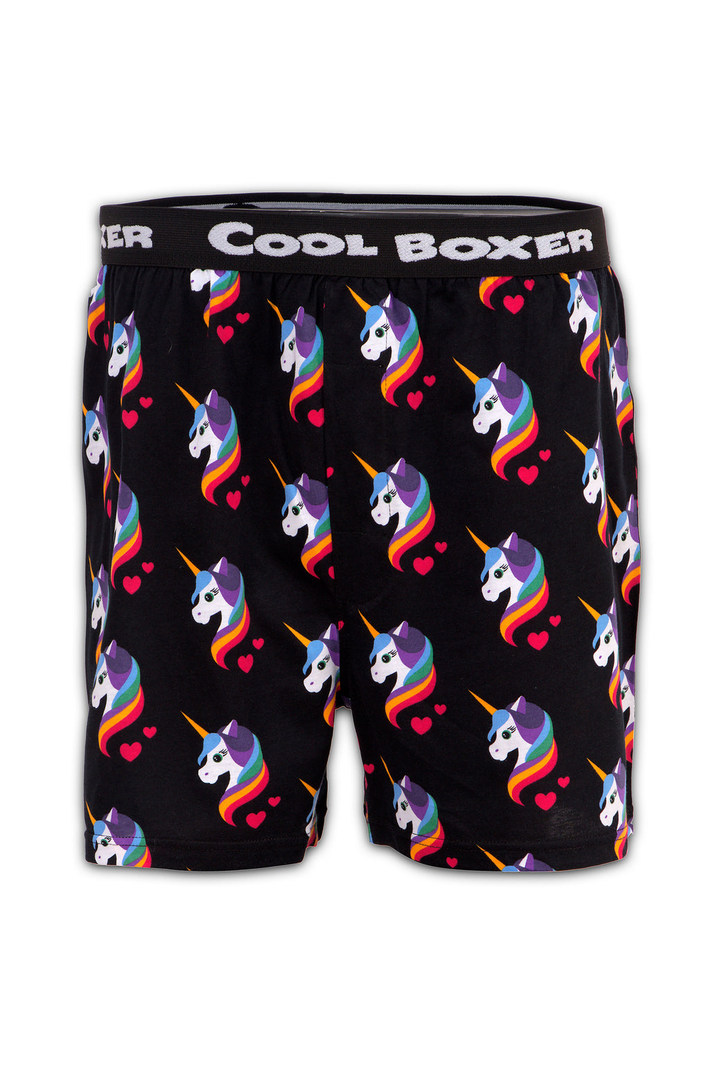 Men Black 'HORSE FACE' Cartoon Boxer