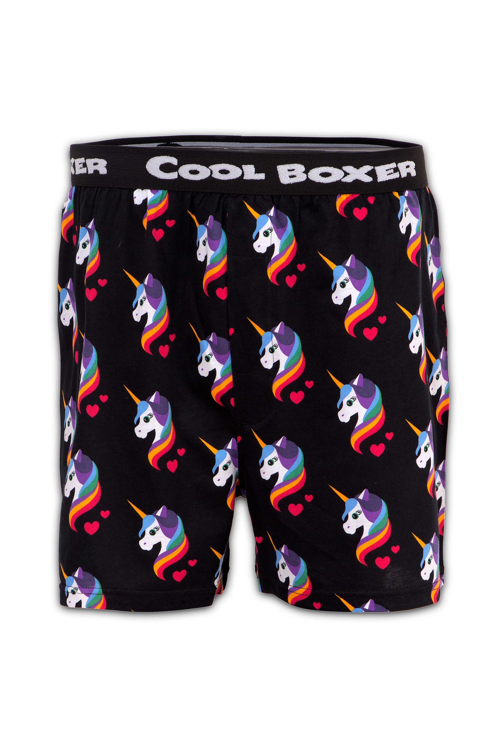 Men Black 'HORSE FACE' Cartoon Boxer