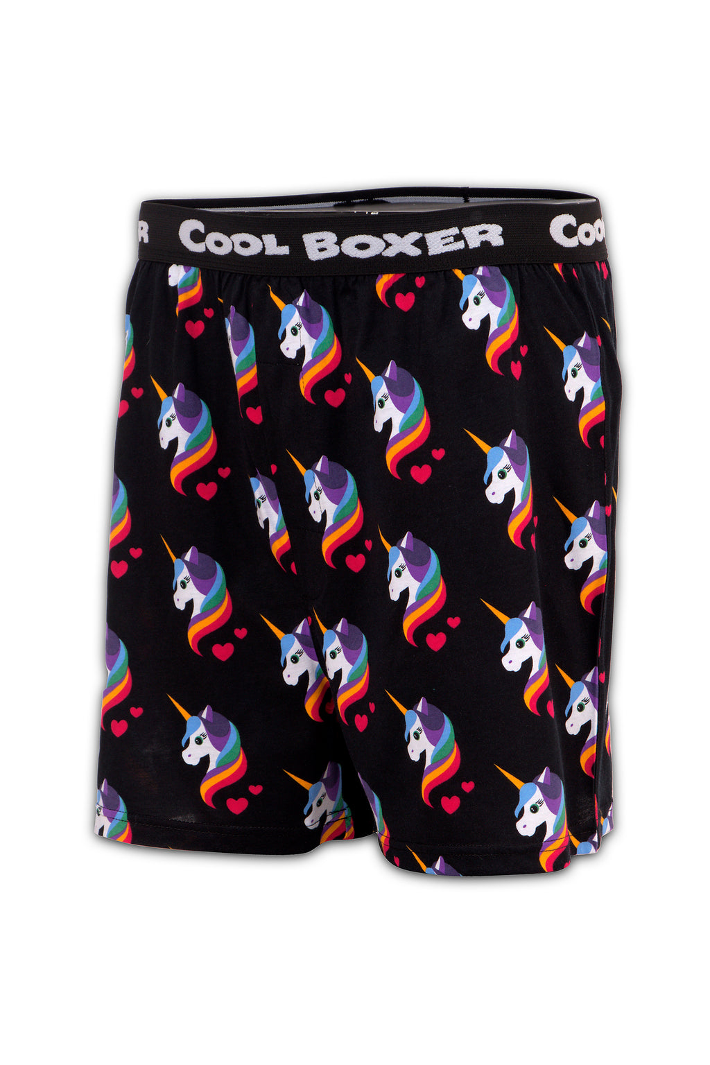 Men Black 'HORSE FACE' Cartoon Boxer