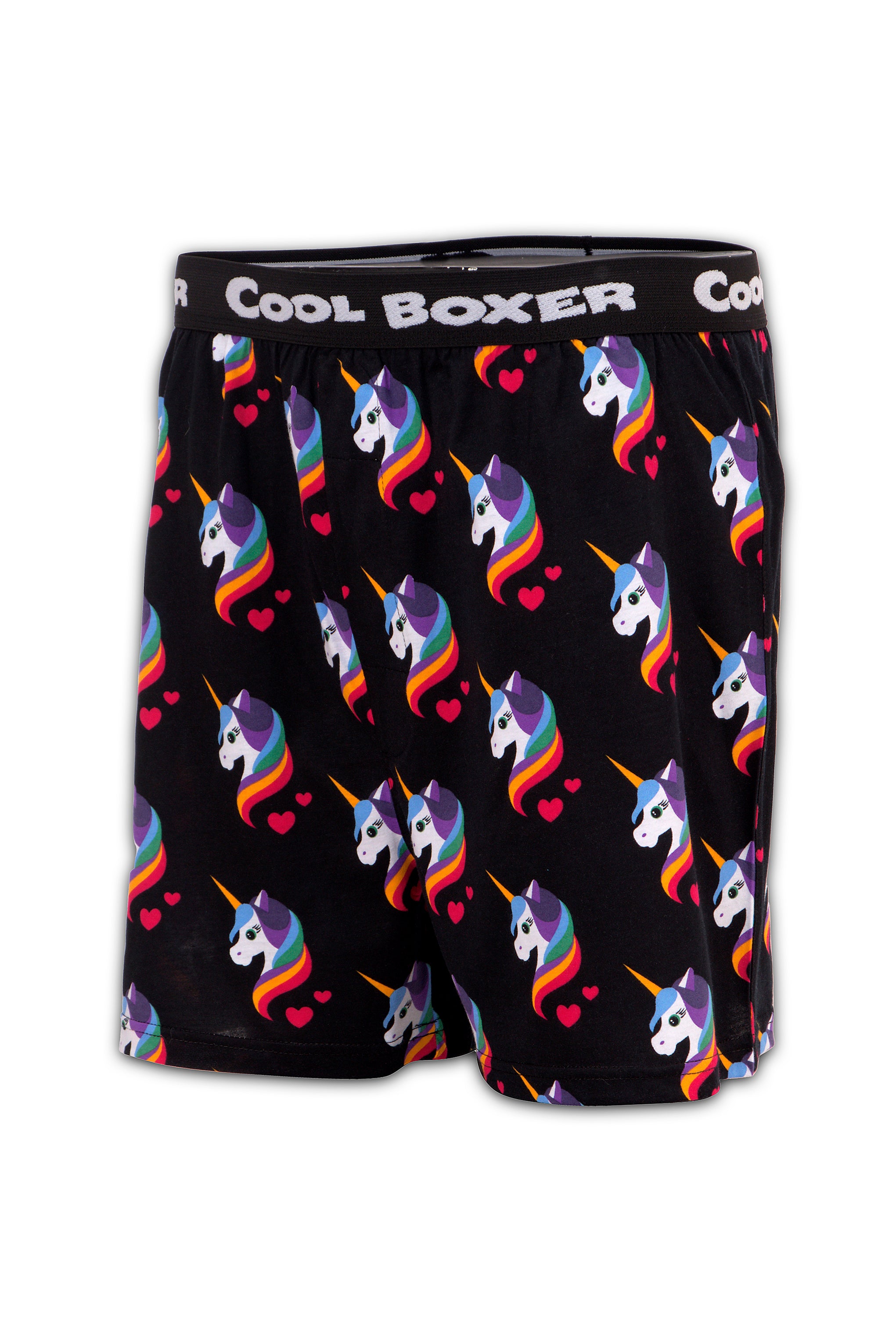 Men Black 'HORSE FACE' Cartoon Boxer