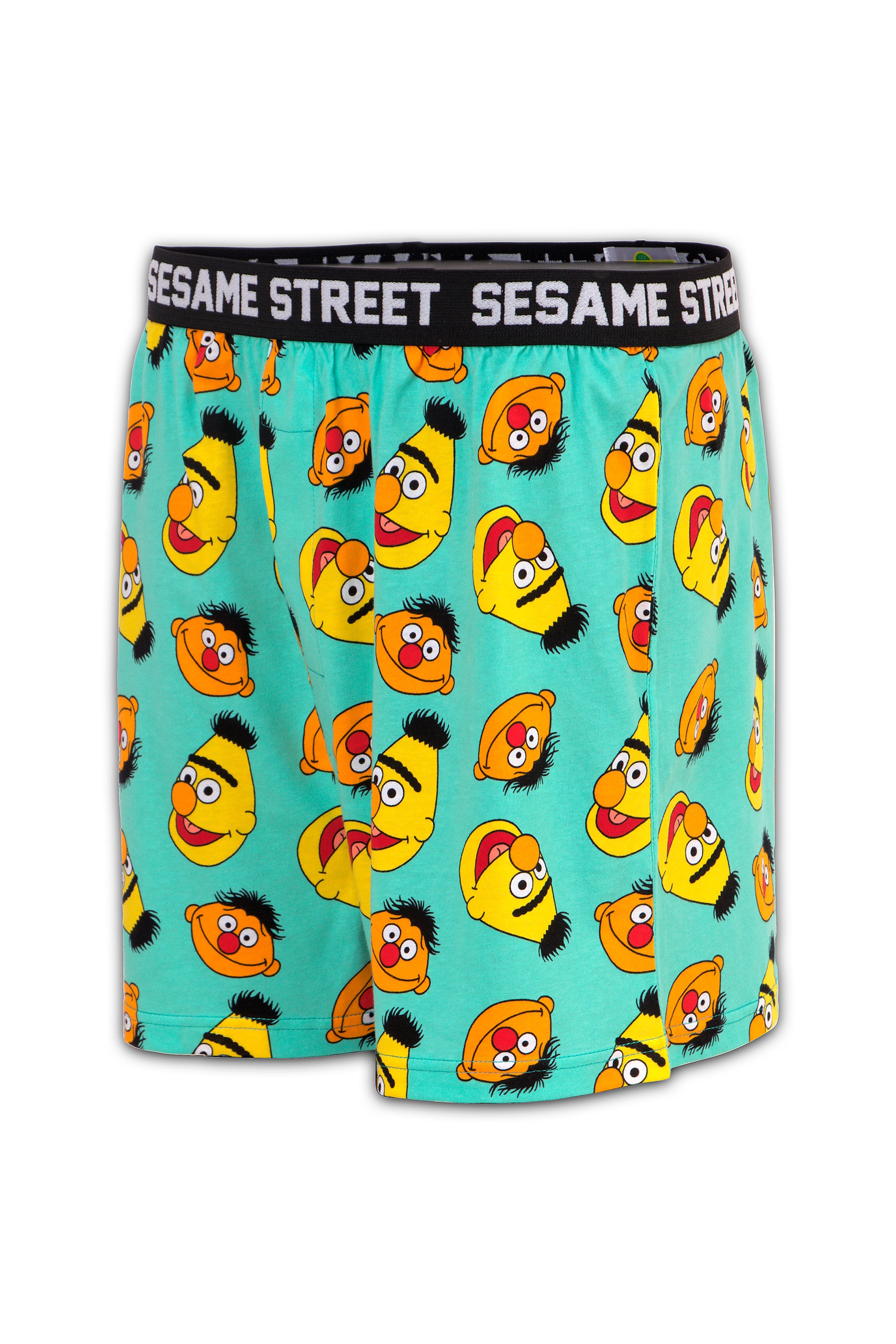 Men Green 'SESAME STREET' Cartoon Boxer