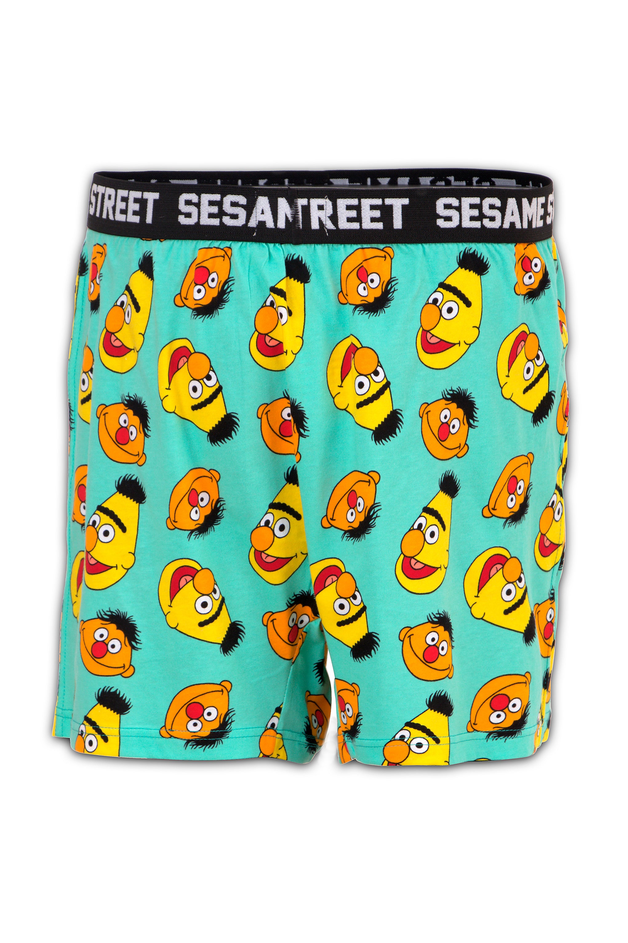 Men Green 'SESAME STREET' Cartoon Boxer