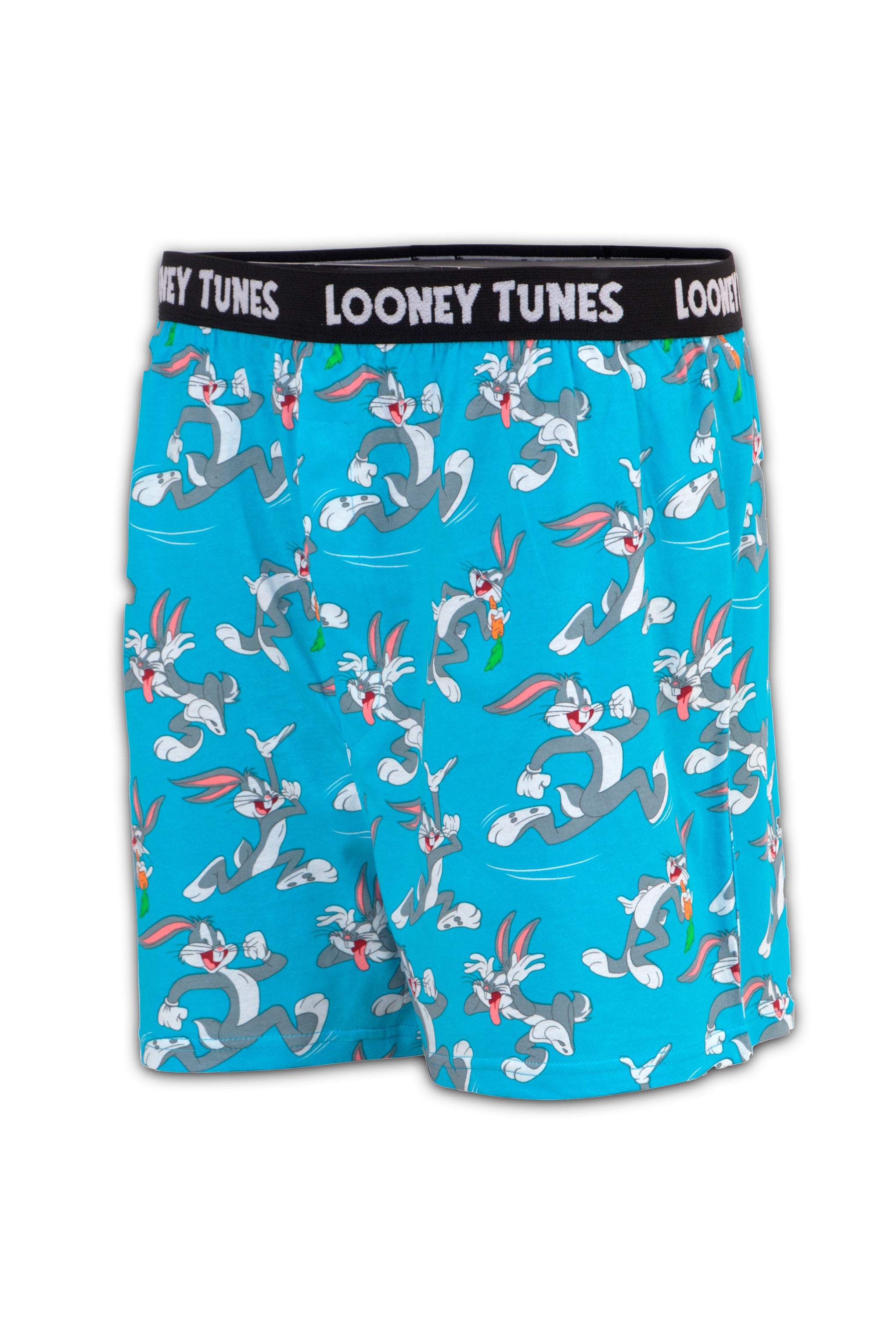 Men Blue 'LOONEY TUNES' Cartoon Boxer