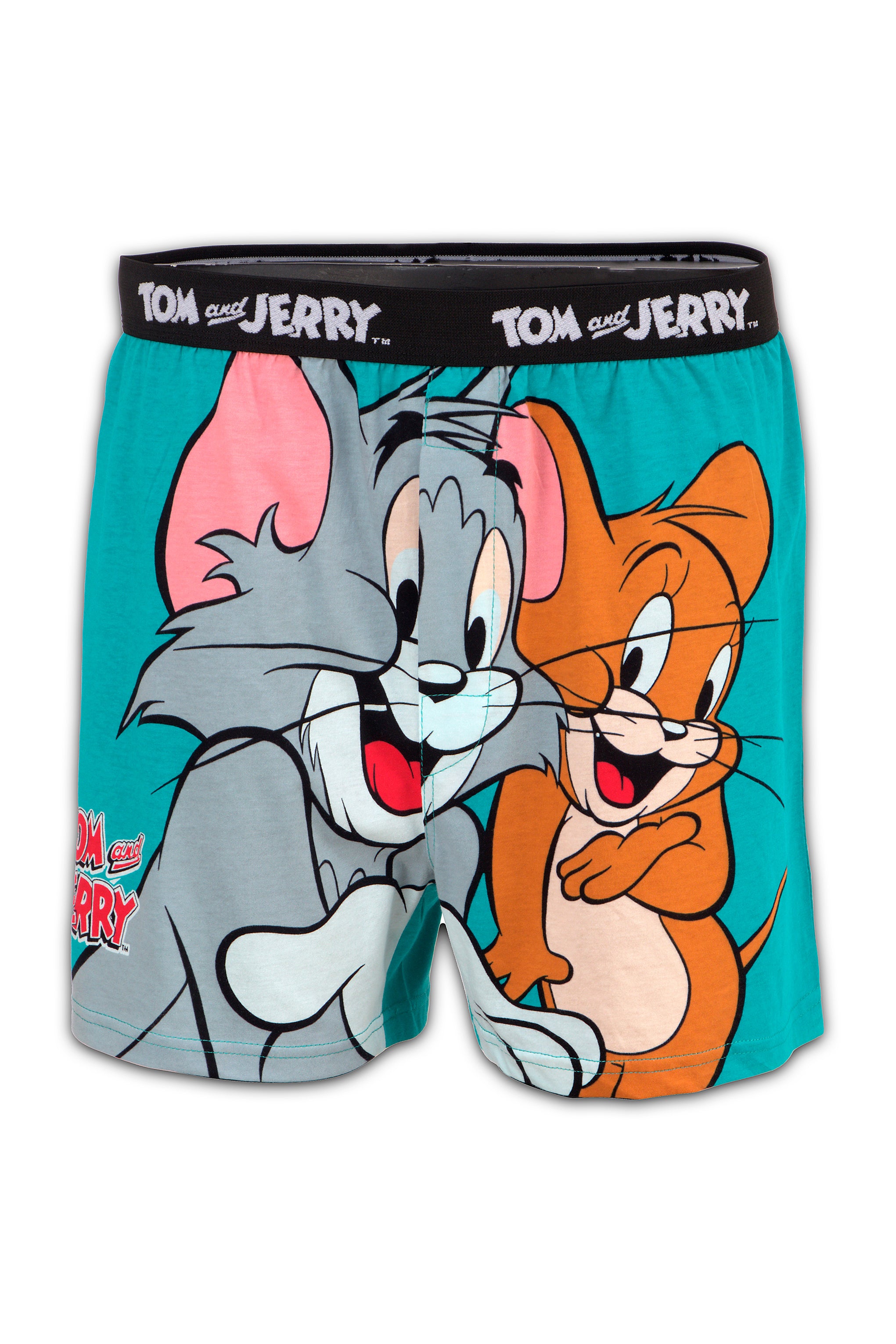 Men Green 'TOM & JERRY' Cartoon Boxer