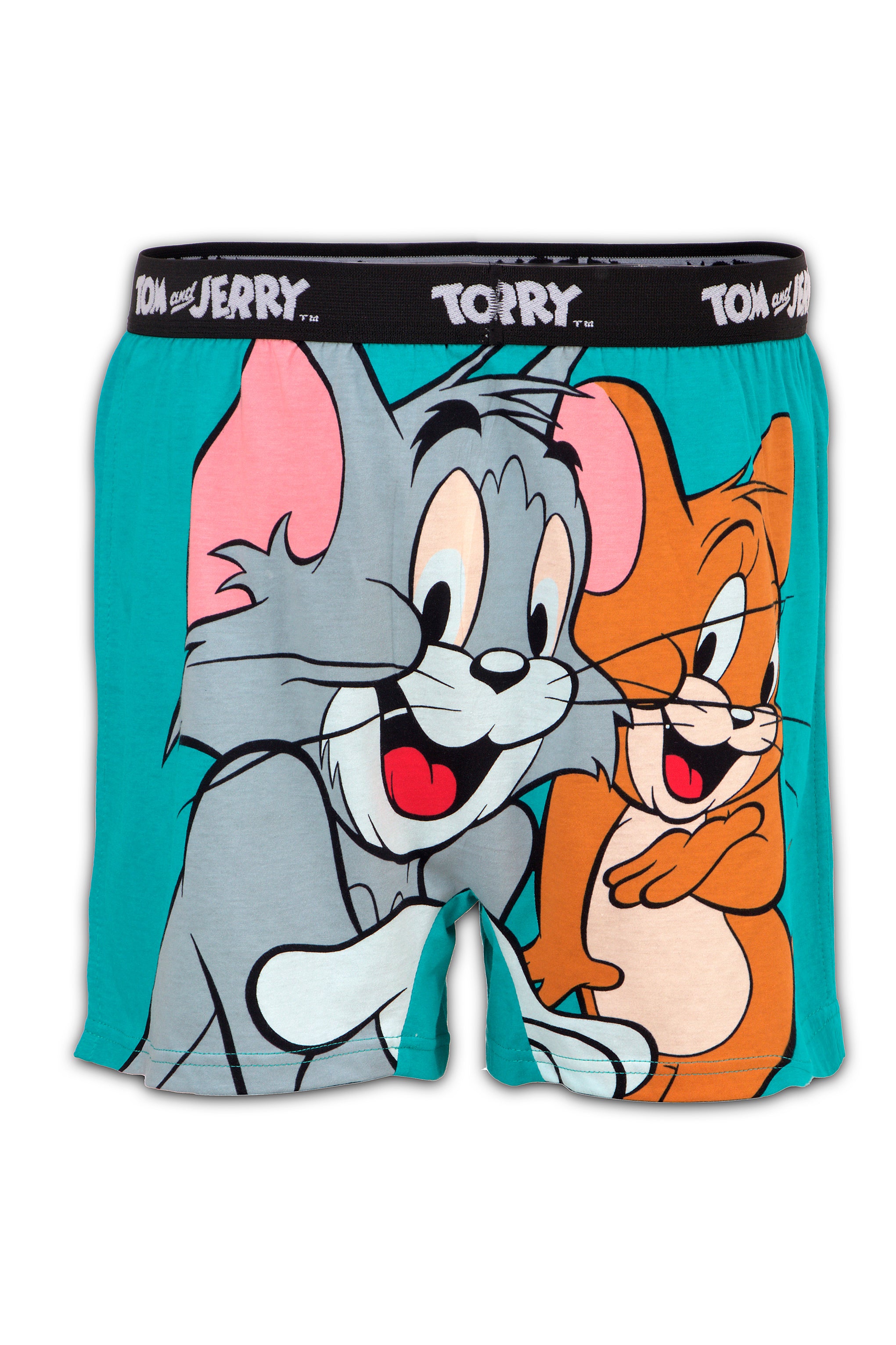 Men Green 'TOM & JERRY' Cartoon Boxer