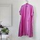 Woman Pink Satin Robe