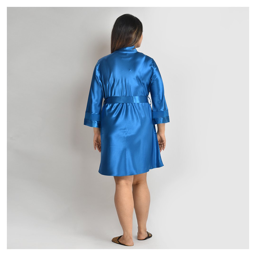 Woman Indigo Blue  Robe