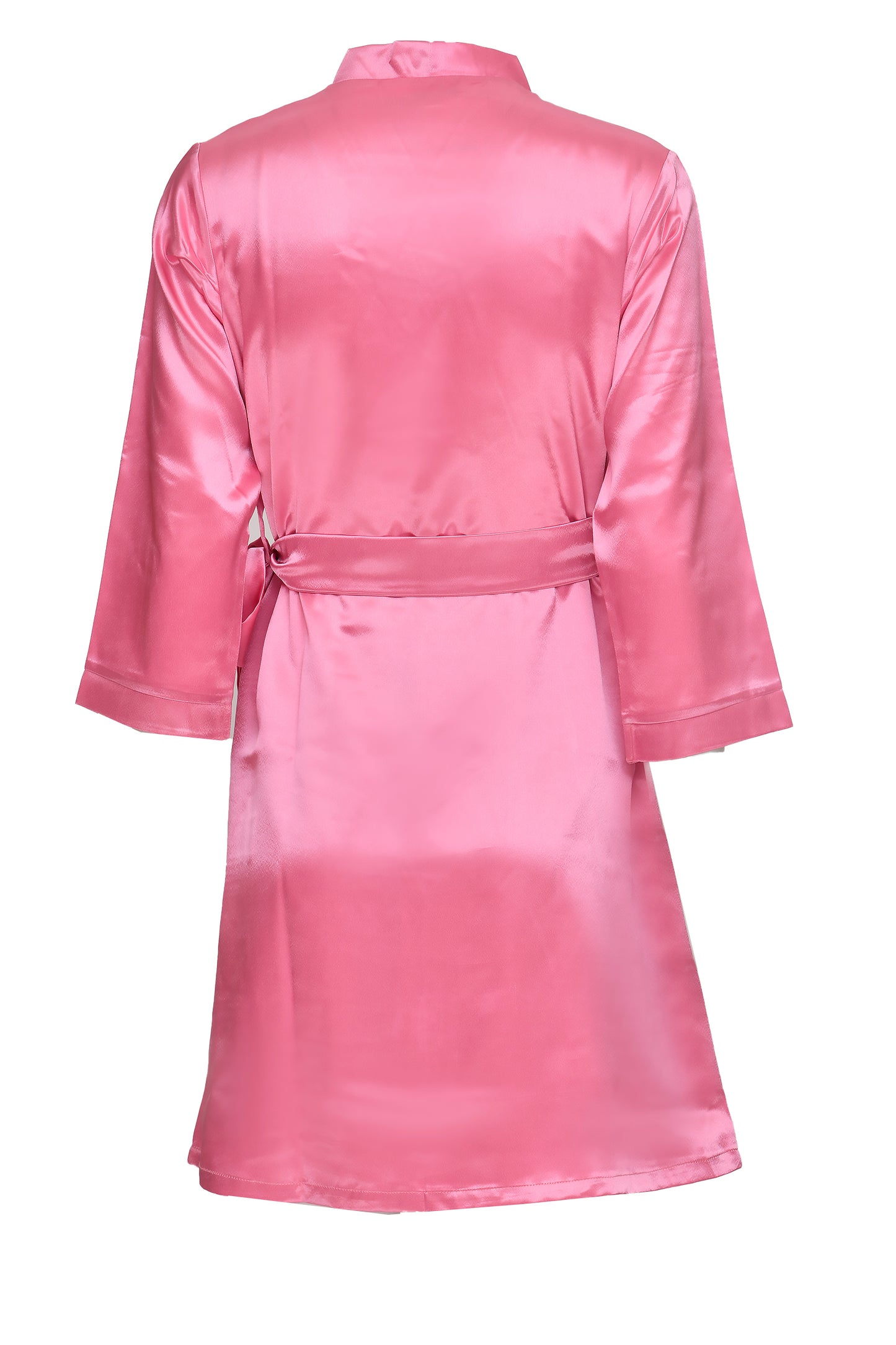 Women Dark Pink Short Nighty Gown Set