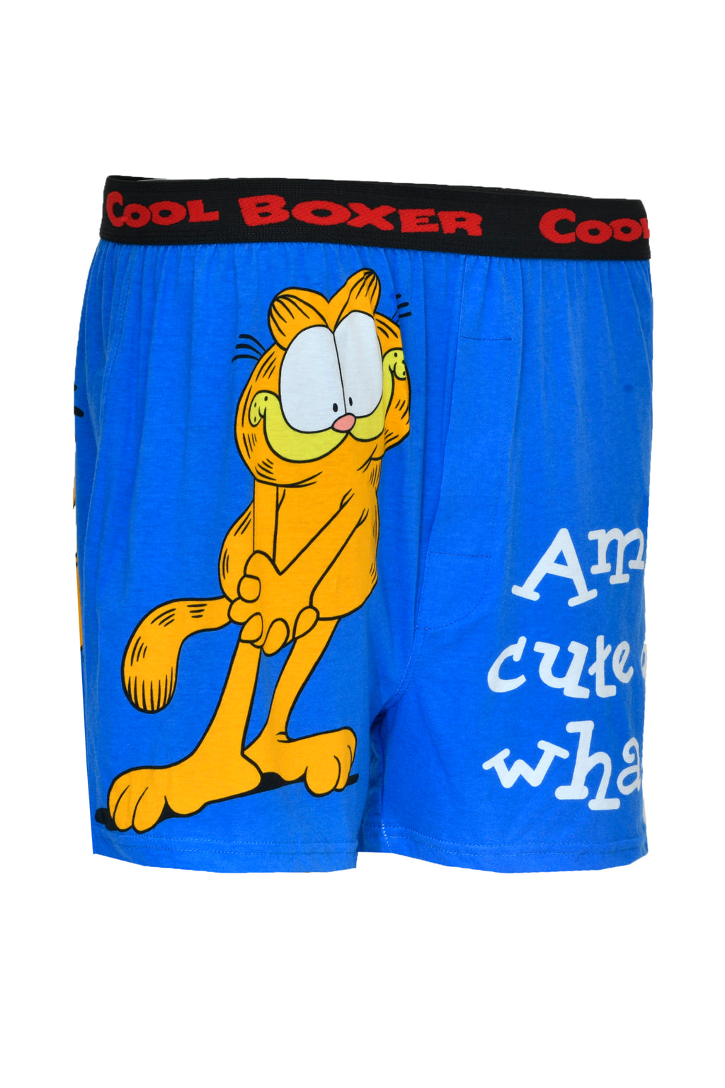 Men Blue "GARFIELD" Cartoon Boxer