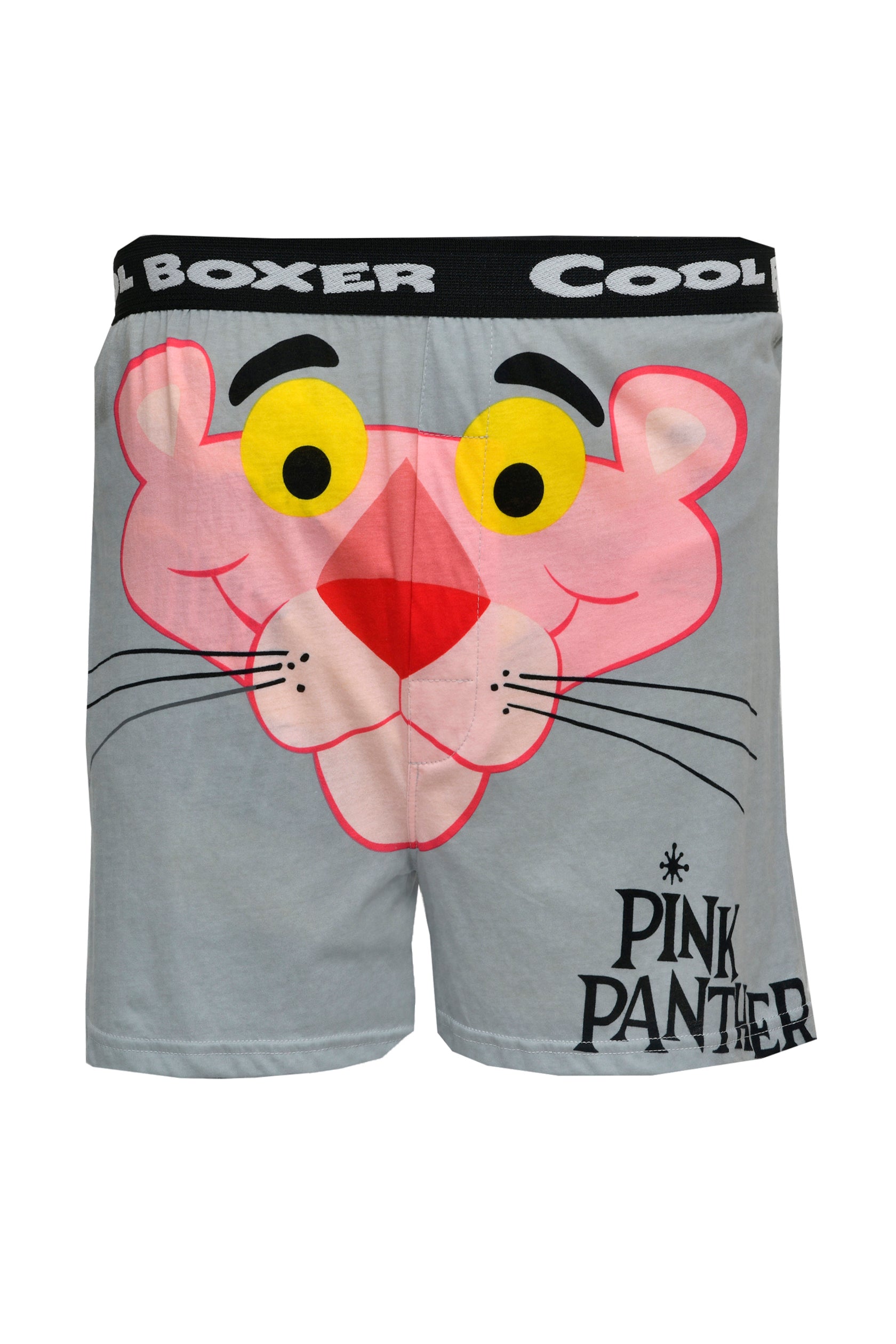 Men Grey "PINK PANTHER" Cartoon Boxer