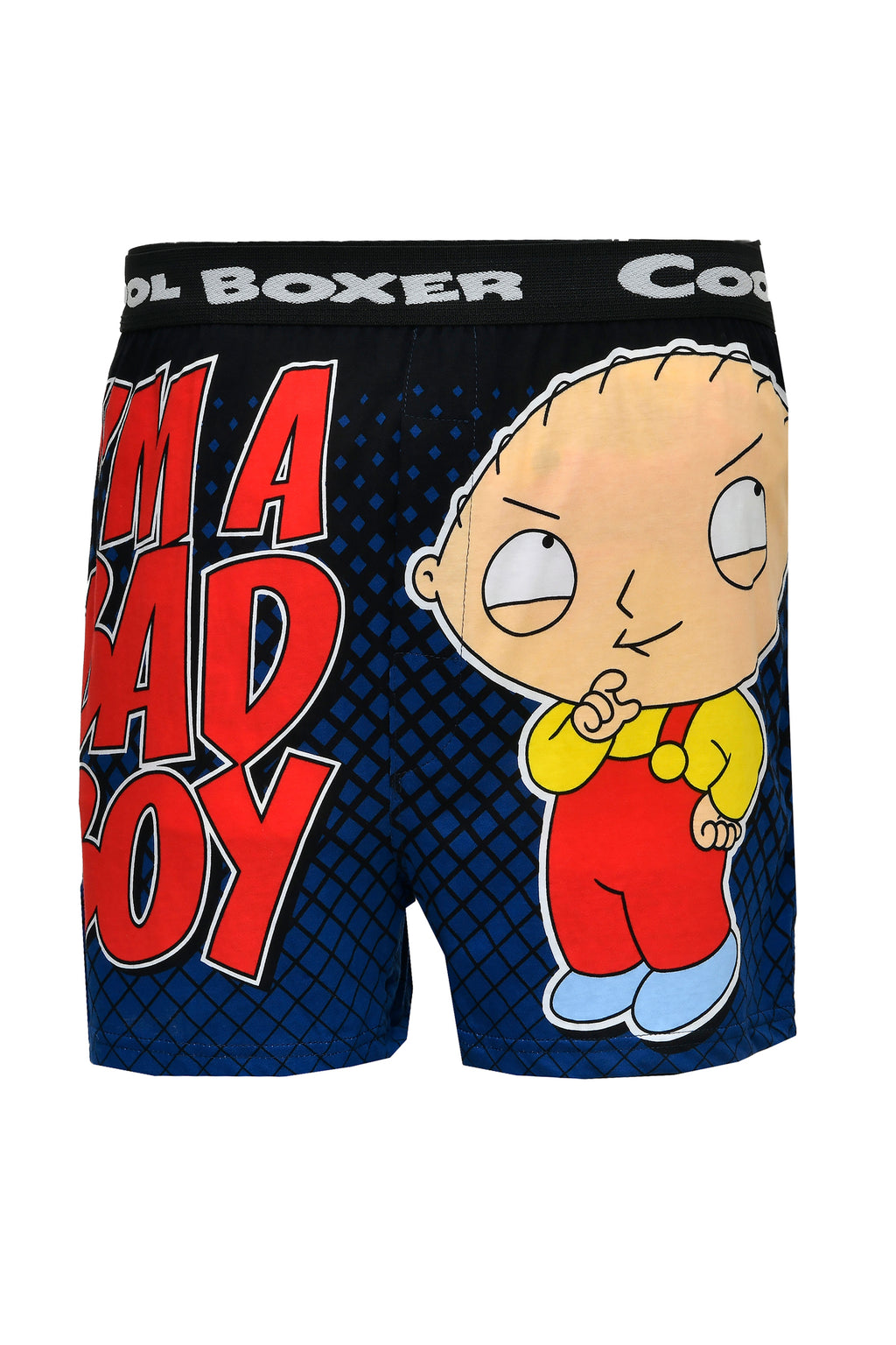 Men "I'M A BAD BOY" Cartoon Boxer