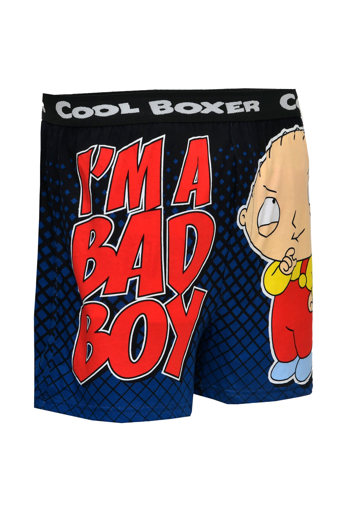 Men "I'M A BAD BOY" Cartoon Boxer