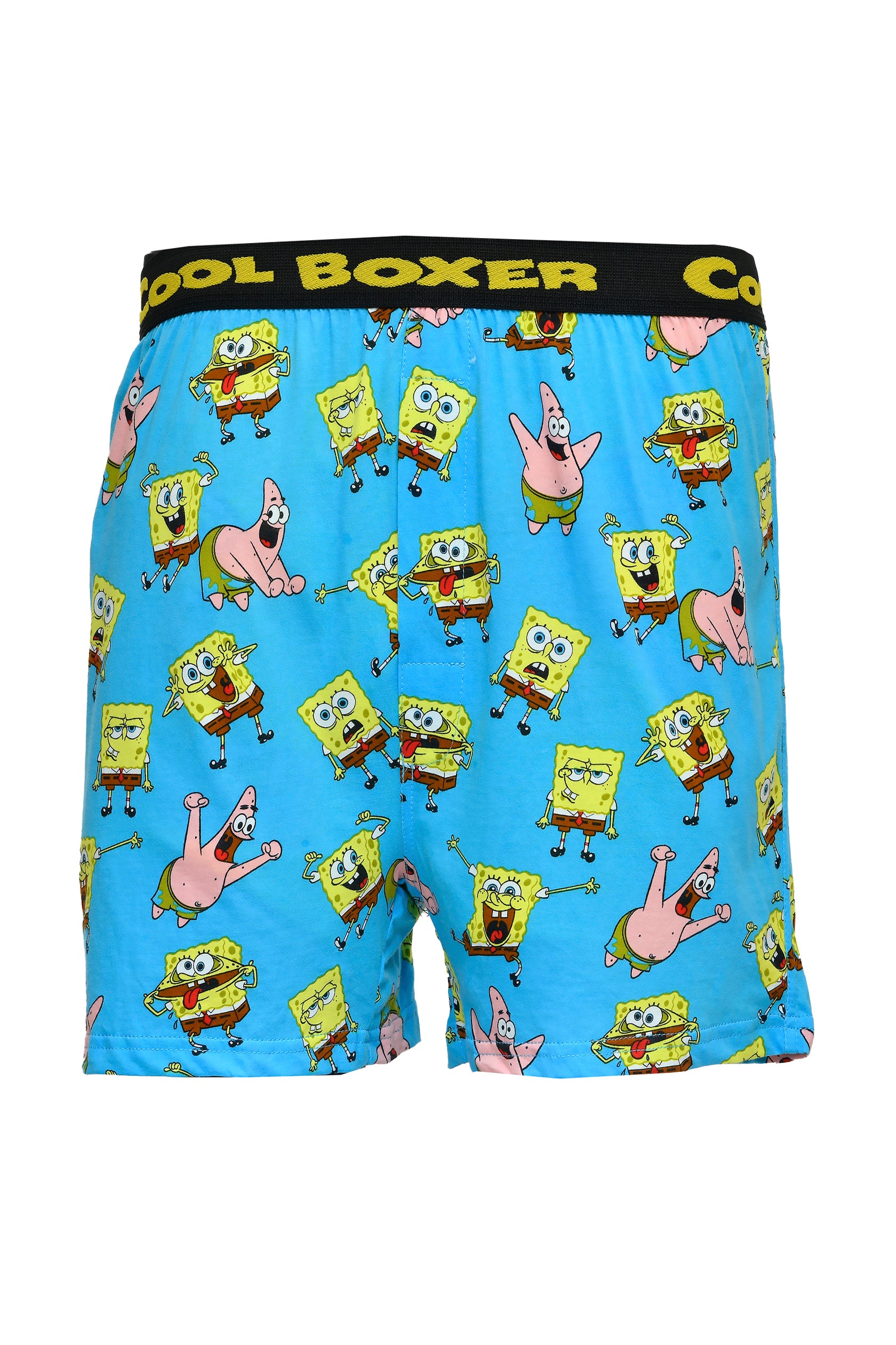 Men Blue "FUNNY FACES" Cartoon Boxer