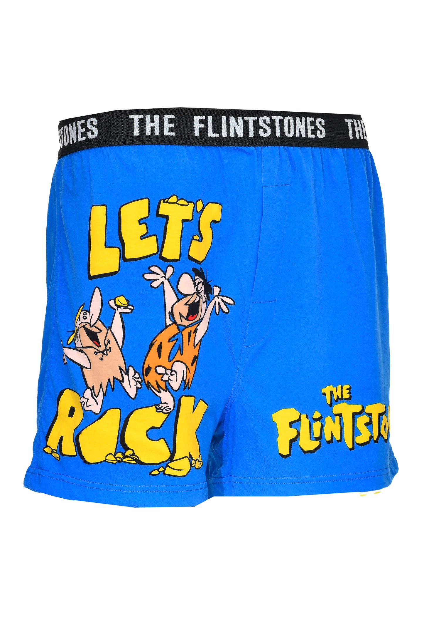 Men Blue "THE FLINTSTONES" Cartoon Boxer