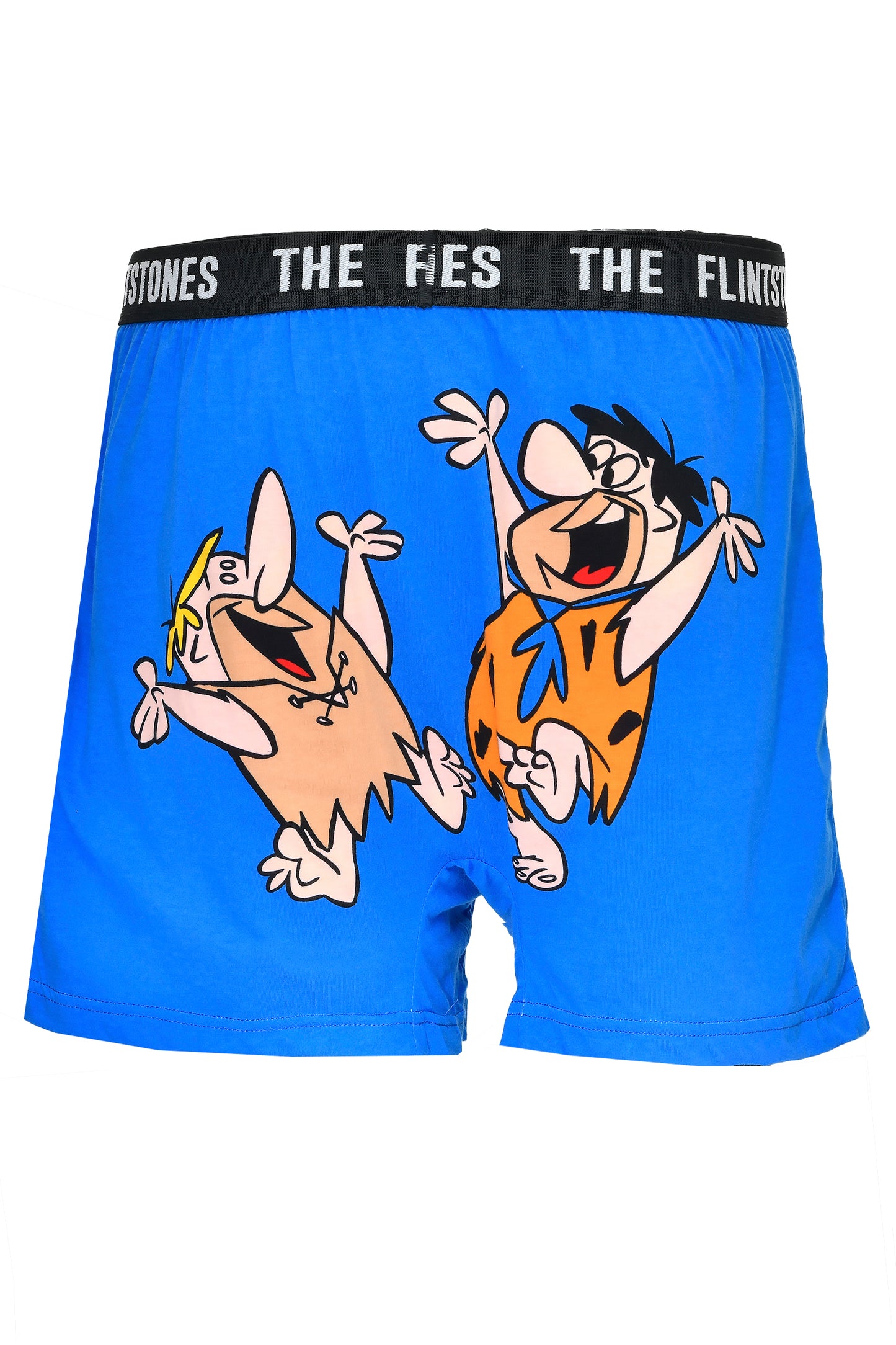 Men Blue "THE FLINTSTONES" Cartoon Boxer