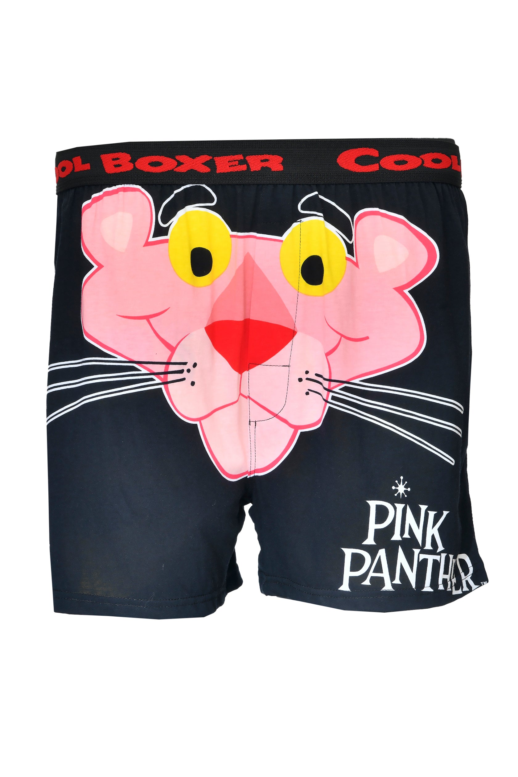 Men Black "PINK PANTHER" Cartoon Boxer