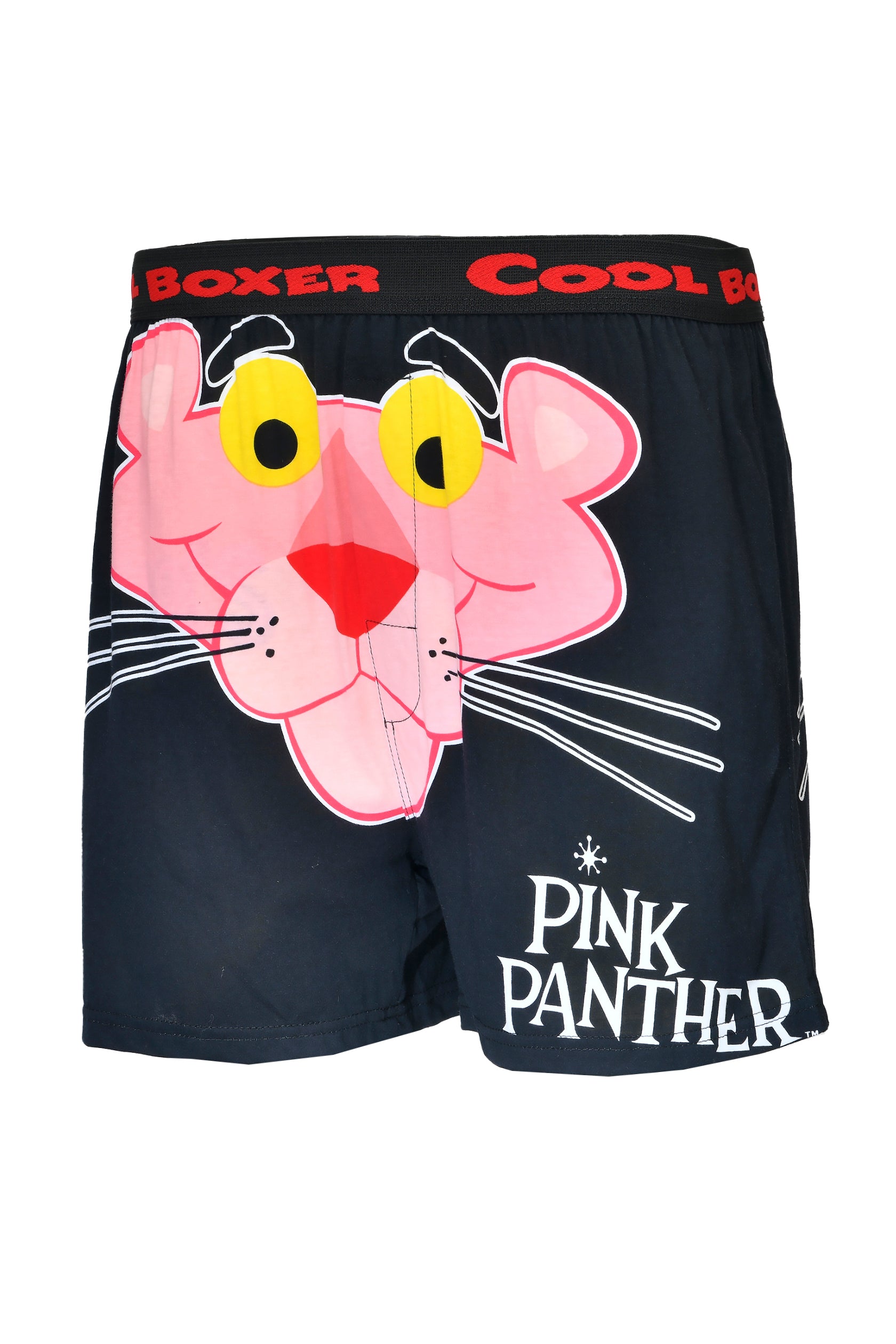 Men Black "PINK PANTHER" Cartoon Boxer