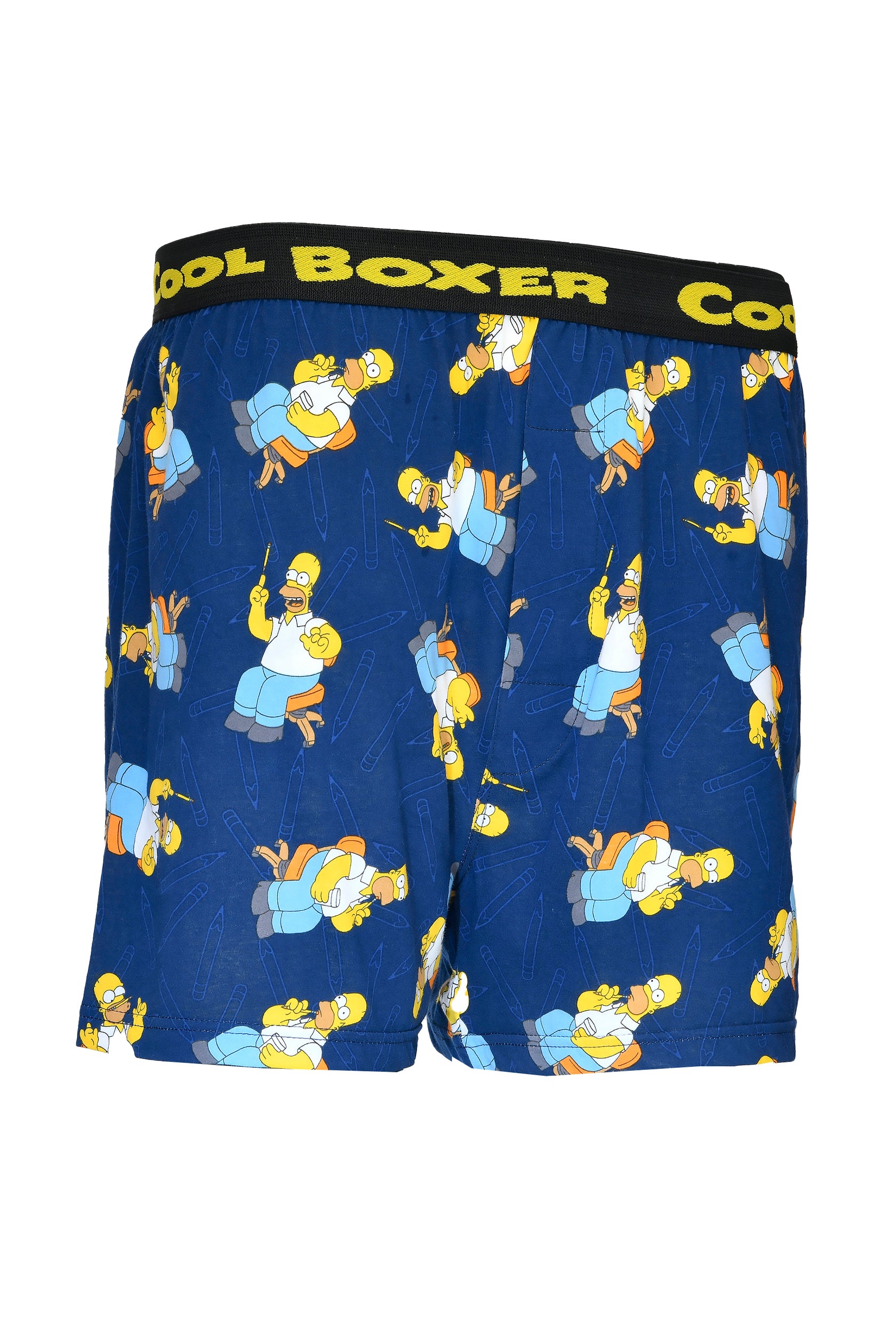 Men Navy "SIMPSON" Cartoon Boxer