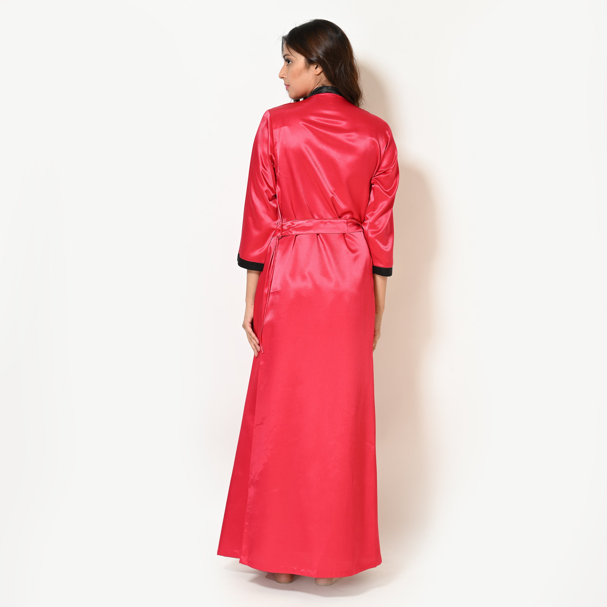 Plain Night Wear 2 Pieces Ladies Silk Nighty, Large at Rs 350/piece in  Mumbai