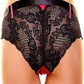 Women Exotic Hustler Panties With Full Back Net