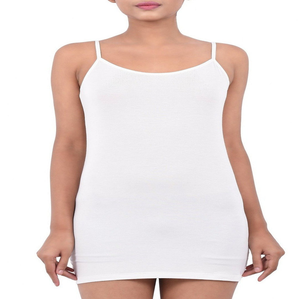 Women Thigh Length Micro Modal Cotton  Slip