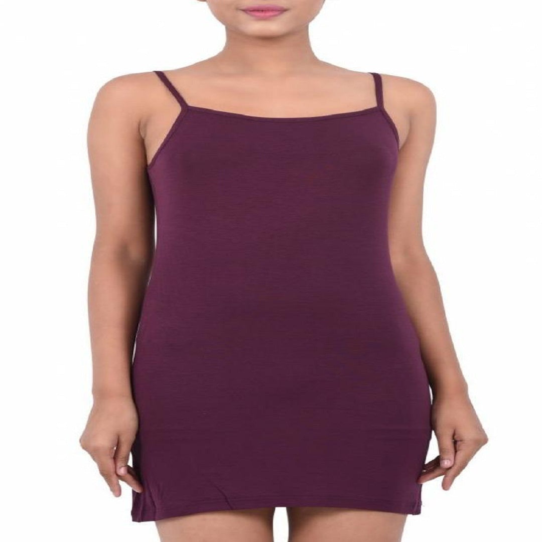 Women Thigh Length Micro Modal Cotton  Slip