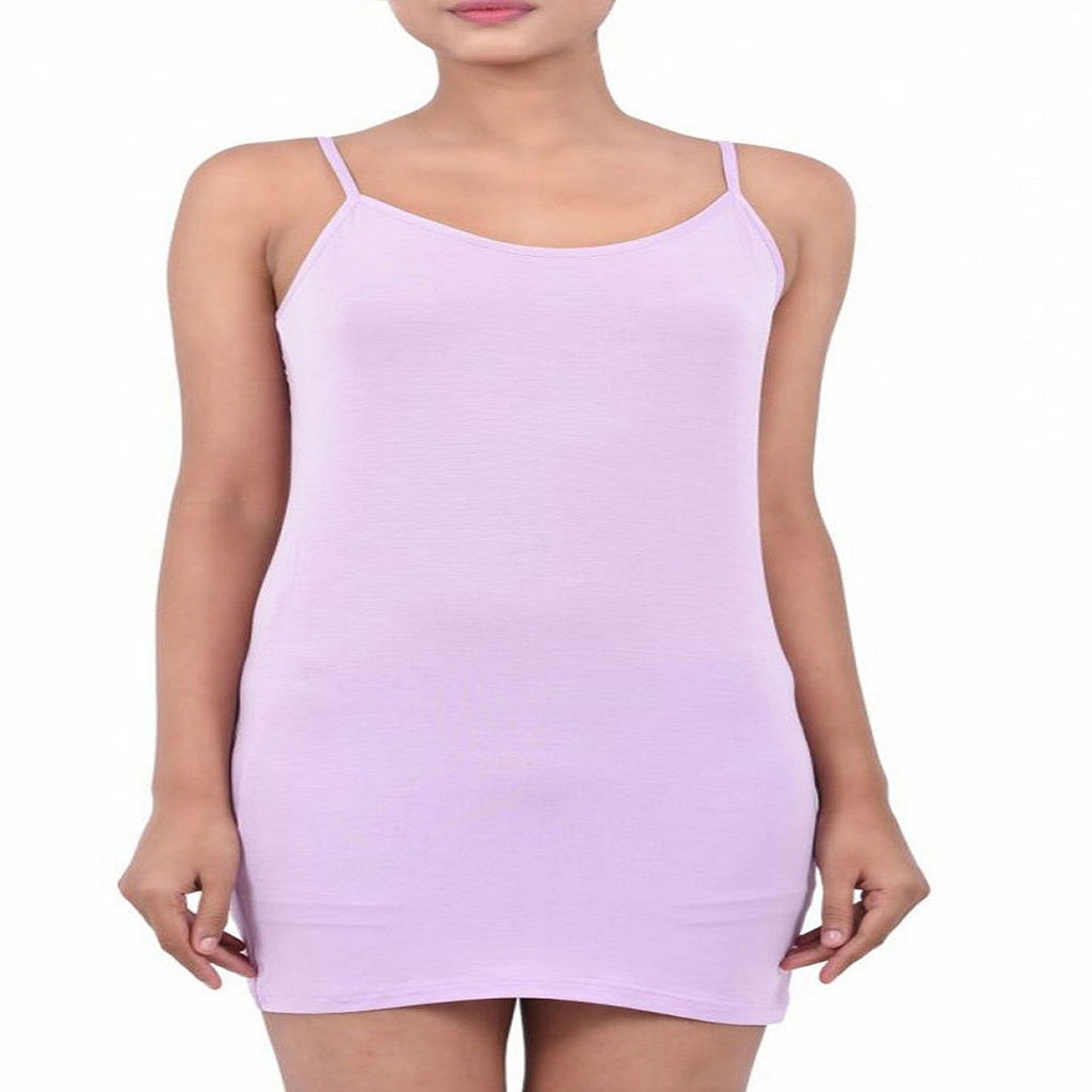 Women Thigh Length Micro Modal Cotton  Slip