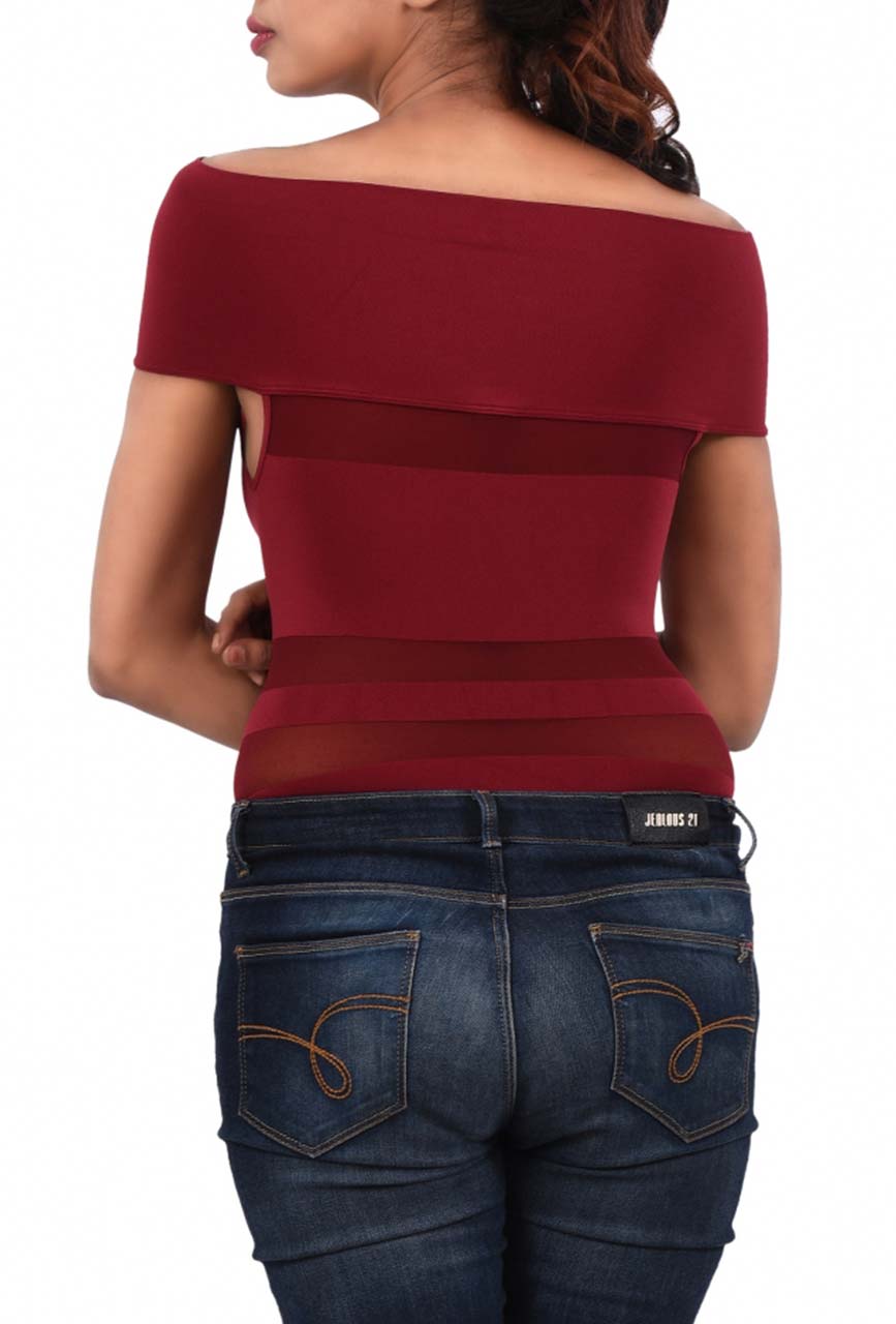 Women Premium Lingerie Mesh / Net Bodysuit