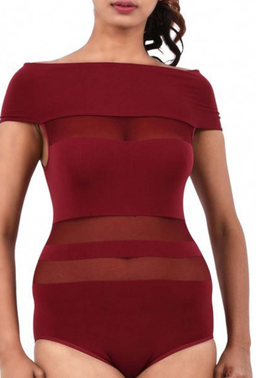 Women Premium Lingerie Mesh / Net Bodysuit