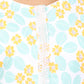 Women Off-White Floral Print Cotton Cambric Nighty