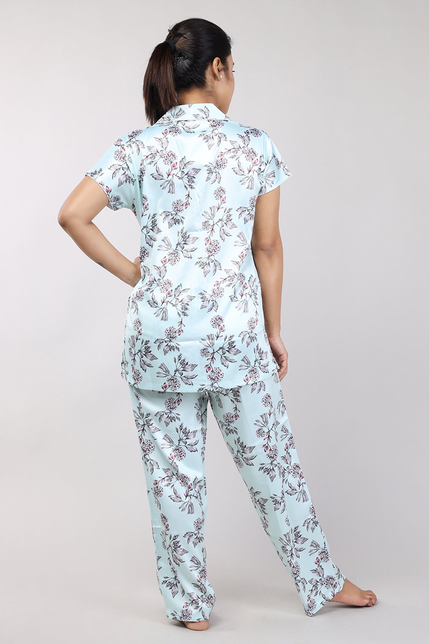 Buy I Like Me Floral Printed Night Suit - Night Suits for Women 21198972 |  Myntra
