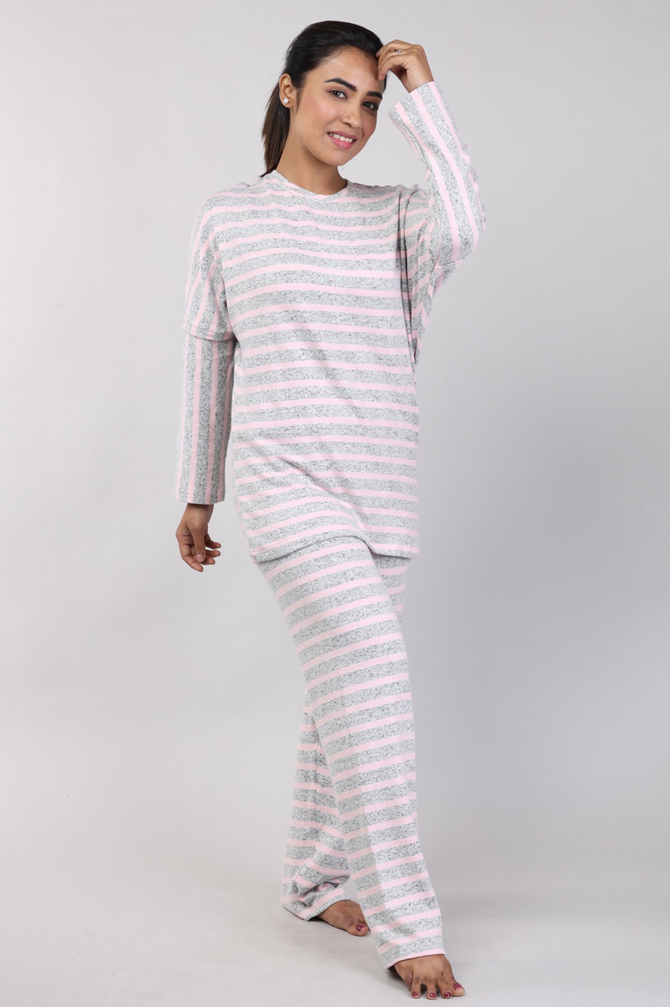 Jersey best sale pyjamas set