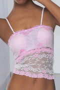 Short Lace Slip - Baby Pink