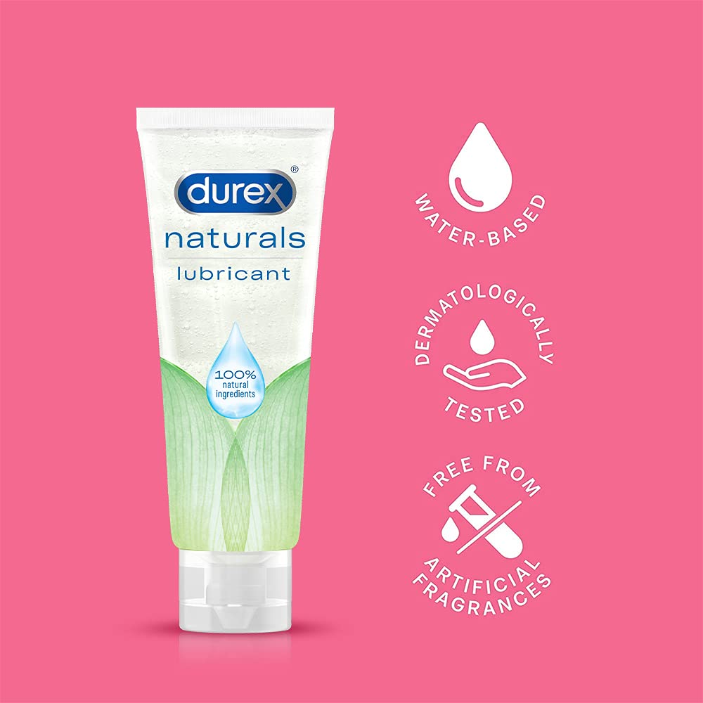 Durex Lube Naturals Intimate Lubricant Gel for men & women - 100 ml
